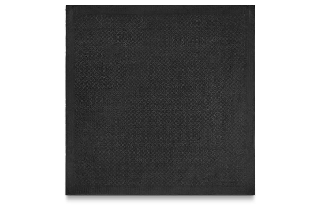 (Women) Louis Vuitton EVERMORE Shawl Black Scarf M77372