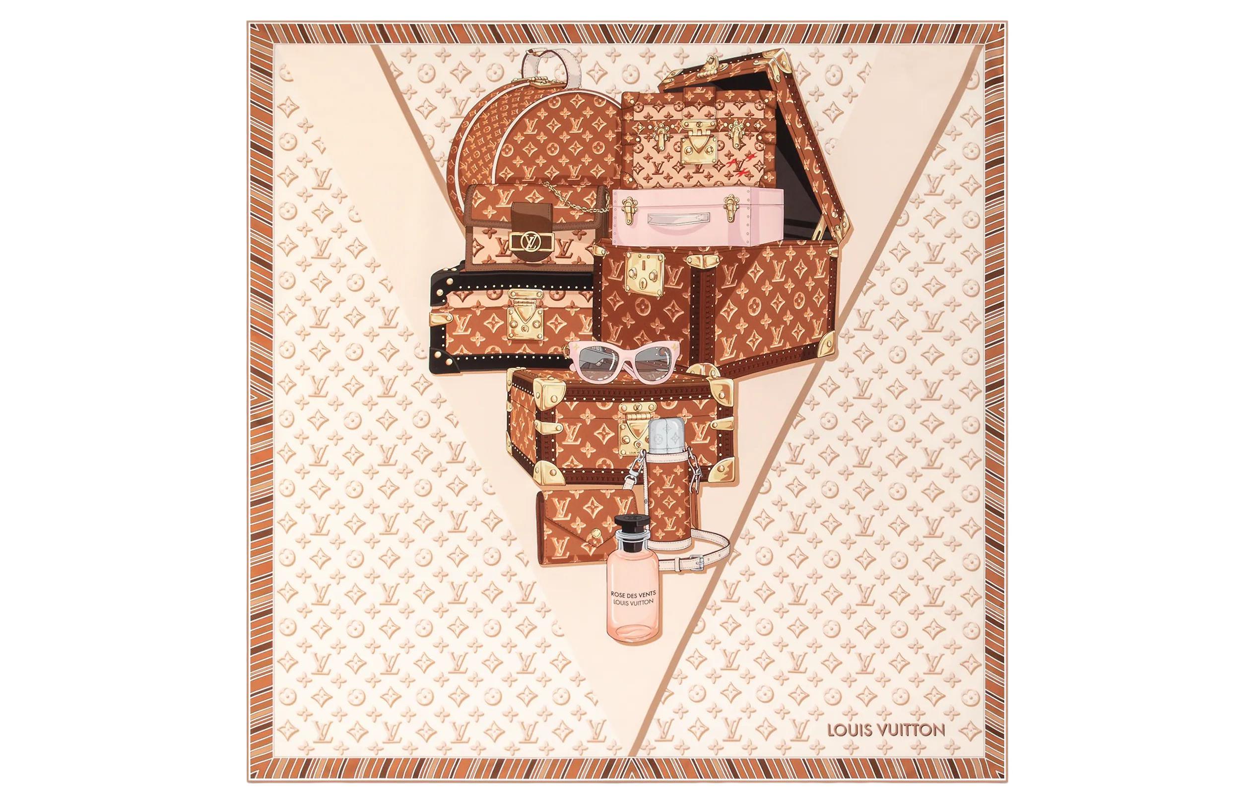 (Women) Louis Vuitton Fall For You Silk Scarf for Women M77802