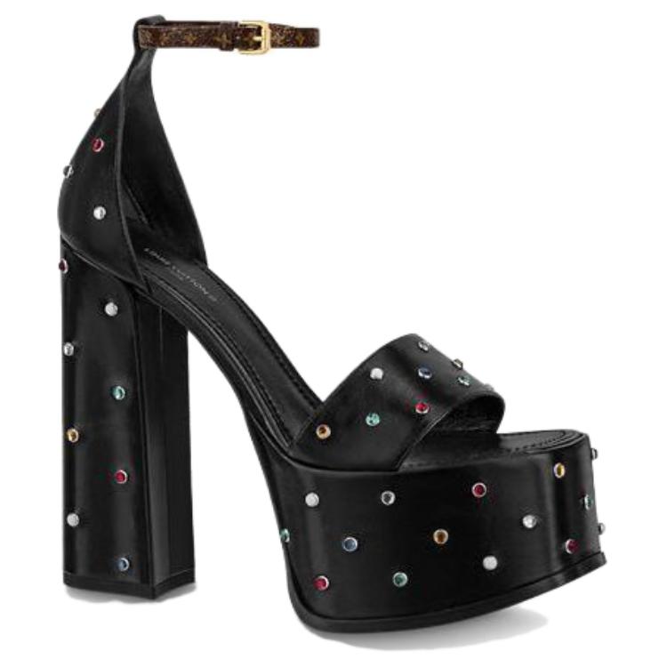 Order (W) ルイ・ヴィトン フェイマススライド (ブラック) 1ABILT