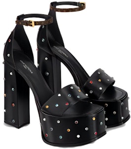 (W) ルイ・ヴィトン フェイマススライド (ブラック) 1ABILT Shop (W) ルイ・ヴィトン フェイマススライド (ブラック) 1ABILT