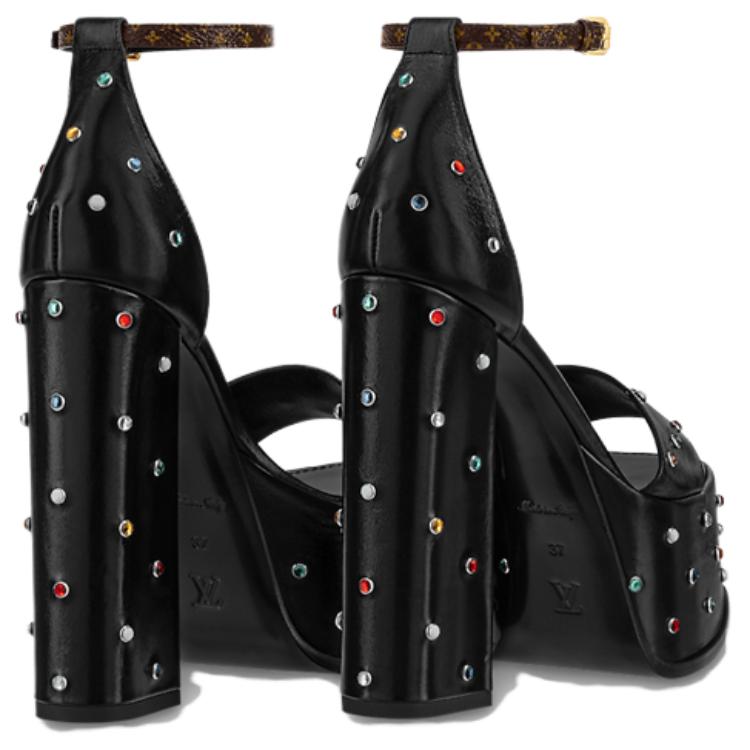 Purchase (W) ルイ・ヴィトン フェイマススライド (ブラック) 1ABILT