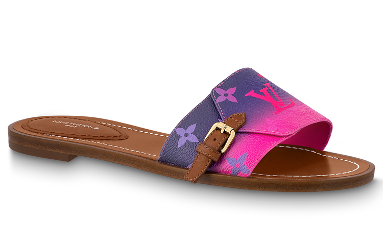 (W) LV Fashion Buckle Sandals 'Purple Pink' 圖 2