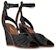 (Women) Louis Vuitton Fashion Comfort 'Slip-On Sandal' Black 1AC6JV