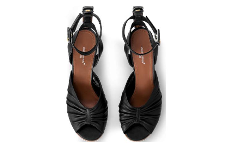 Lookbook (W) Louis Vuitton Slip-On Sandale Schwarz – Modischer Komfort 1AC6JV