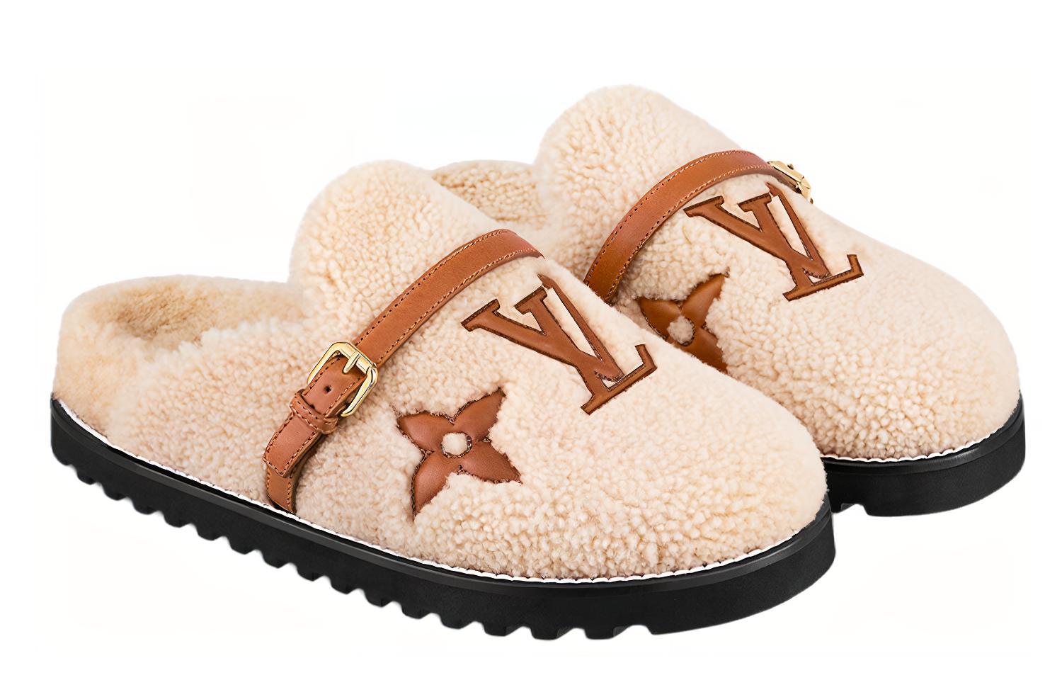 Lookbook (W) 路易威登时尚平底拖鞋 '浅卡其色' 1AA1HT