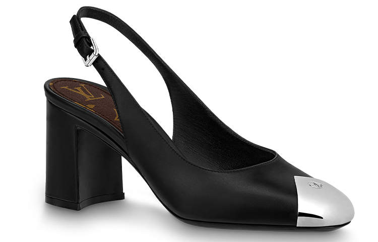 Order (W) Louis Vuitton Kasut Tumit Tinggi Fesyen 'Hitam' 1A8N2F