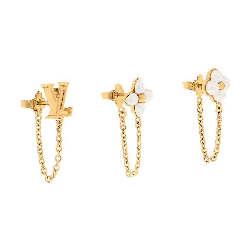 (Women) LOUIS VUITTON Fashion Metal Earrings Gold for Women. M03015 圖 3