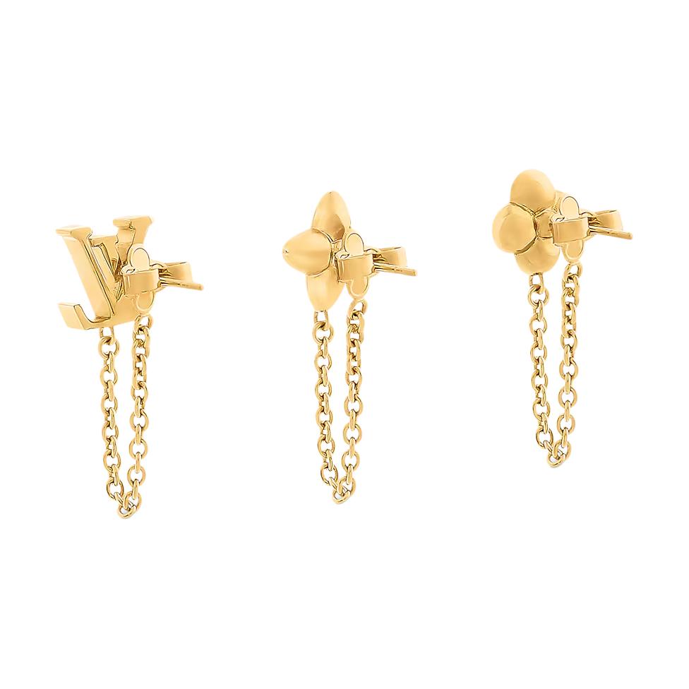 (Women) LOUIS VUITTON Fashion Metal Earrings Gold for Women. M03015 圖 4