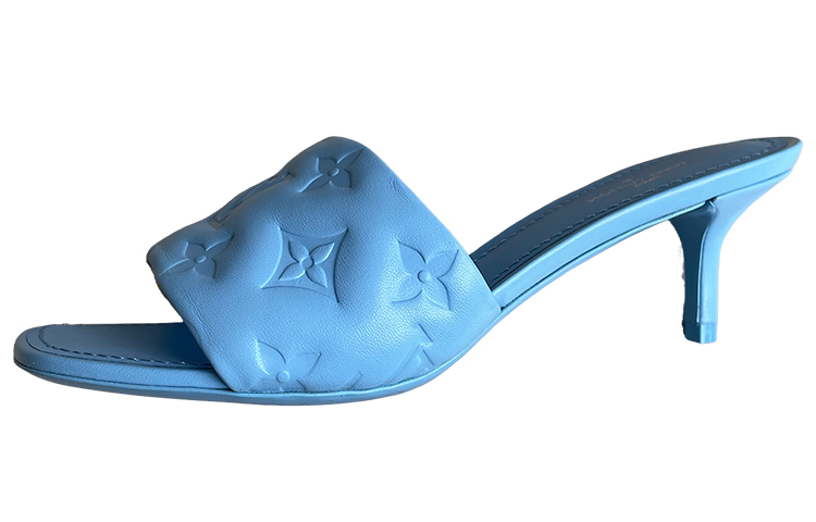 (Women) Louis Vuitton Fashion Mule Heels 'Blue' 1A8G5T