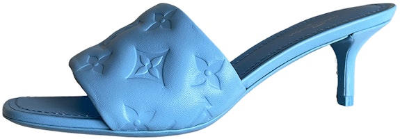 (Women) Louis Vuitton Fashion Mule Heels 'Blue' 1A8G5T (Women) Louis Vuitton Fashion Mule Heels 'Blue' 1A8G5T