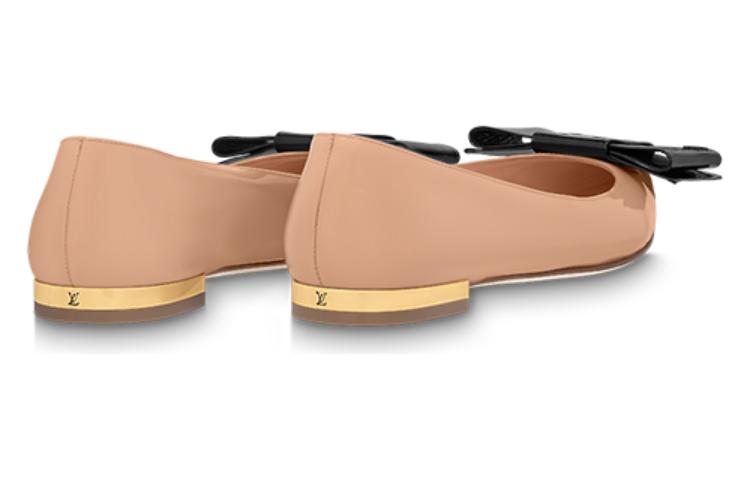 Shop (W) Louis Vuitton Sepatu Fashion Ujung Lancip 'Beige' 1AC8XK