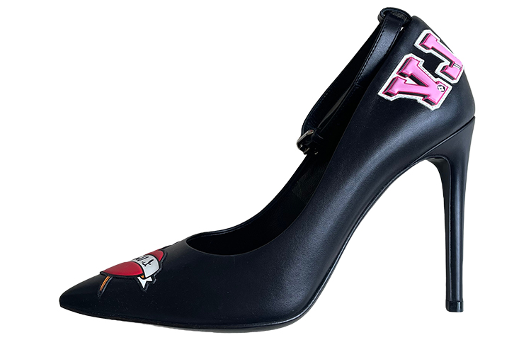 (Women) Louis Vuitton Fashion Pointed Toe Stiletto High Heels 'Black' 1A4MP7