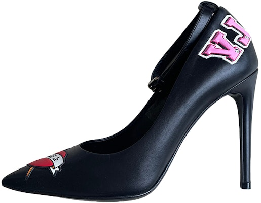 (W) 루이비통 블랙 뾰족 스틸레토 하이힐 1A4MP7 Buy (W) 루이비통 블랙 뾰족 스틸레토 하이힐 1A4MP7