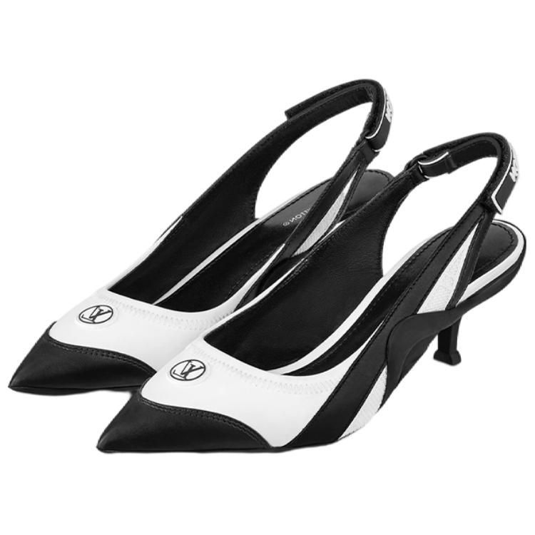 Lookbook (W) Louis Vuitton Kasut Tumit Tinggi Hitam Berhujung Runcing 1A9QTQ