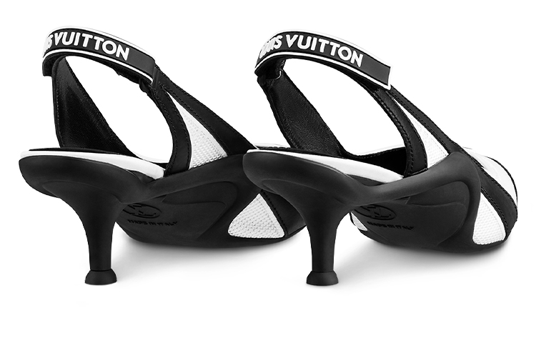 Purchase (W) Louis Vuitton Kasut Tumit Tinggi Hitam Berhujung Runcing 1A9QTQ