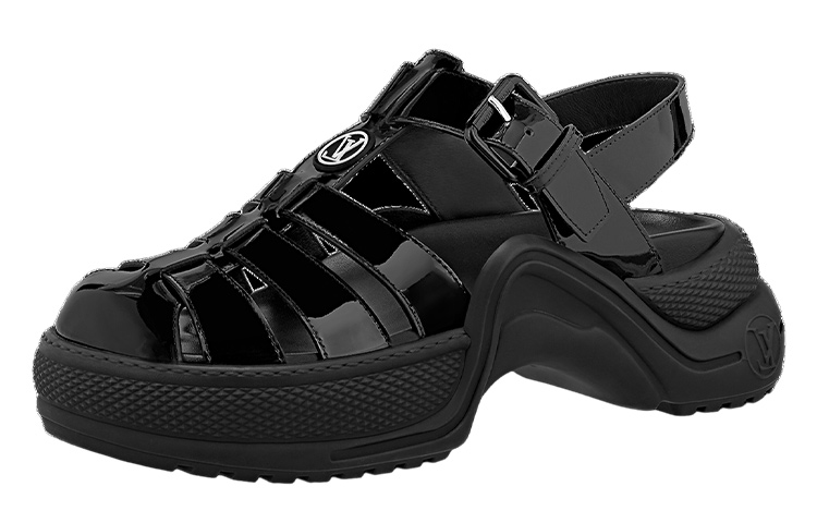 (Women) Louis Vuitton Fashion Sandal 'Black' 1AB166