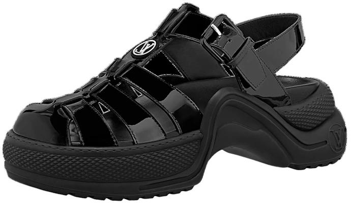 (W) Sandal Fashion Louis Vuitton 'Hitam' 1AB166 Buy (W) Sandal Fashion Louis Vuitton 'Hitam' 1AB166