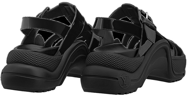(W) Sandal Fashion Louis Vuitton 'Hitam' 1AB166 Shop (W) Sandal Fashion Louis Vuitton 'Hitam' 1AB166