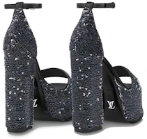 Shop (W) Louis Vuitton Moda Sandalen ''Blauwe Pailletten Gesp'' 1AB3A3