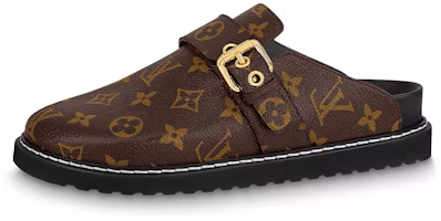 (Women) Louis Vuitton Fashion Slides 'Monogram Brown' 1AAW6M (Women) Louis Vuitton Fashion Slides 'Monogram Brown' 1AAW6M