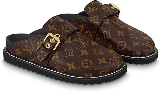 (W) ルイ・ヴィトン モノグラム ブラウン ファッション スライド 1AAW6M Lookbook (W) ルイ・ヴィトン モノグラム ブラウン ファッション スライド 1AAW6M