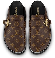 路易威登印花圓頭時尚涼拖女款棕色 Shop 路易威登印花圓頭時尚涼拖女款棕色
