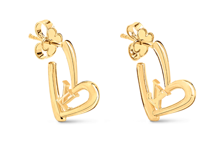 (Women) Louis Vuitton Fashion Statement Metallic Earrings M00463