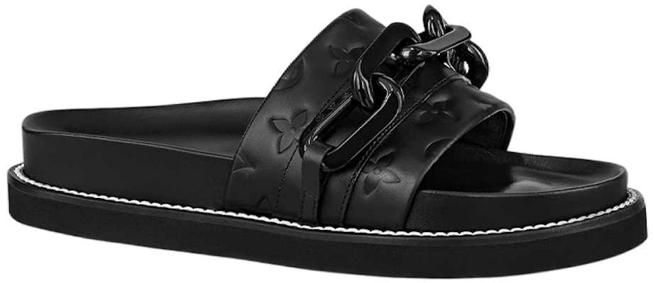 (Women) Louis Vuitton Flat Comfort Sandal 'Black' 1A9R9O Order (Women) Louis Vuitton Flat Comfort Sandal 'Black' 1A9R9O