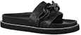 (W) Louis Vuitton Flat Comfort Sandal 'Hitam' 1A9R9O