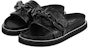 (W) Louis Vuitton Flat Comfort Sandal 'Hitam' 1A9R9O