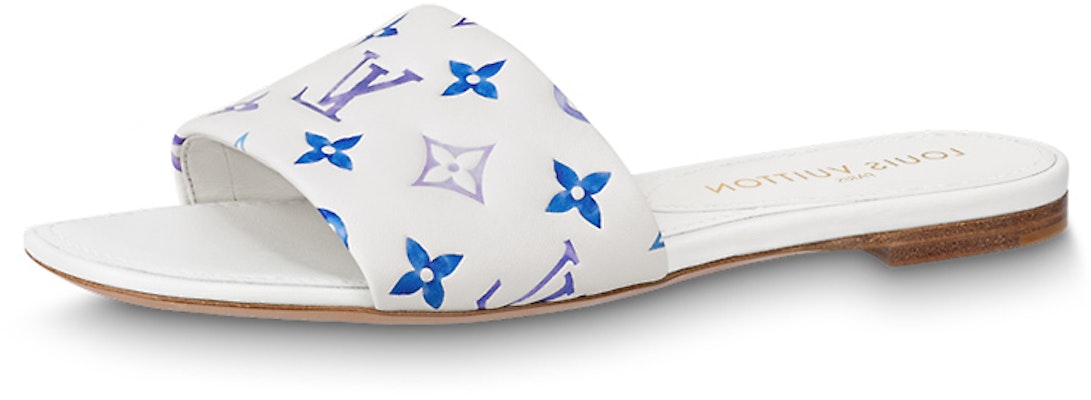 (Women) Louis Vuitton Flat Sandal 'White' 1ABPF1 Buy (Women) Louis Vuitton Flat Sandal 'White' 1ABPF1