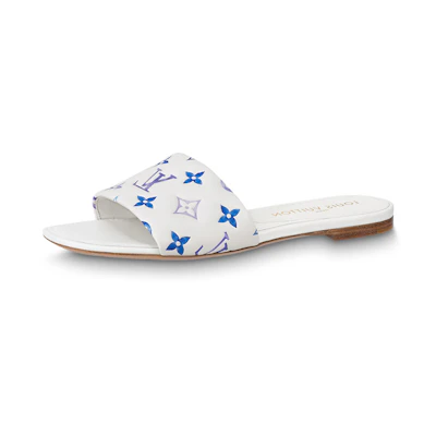 (W) LV Flat Sandal 'White'