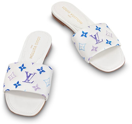 (Women) Louis Vuitton Flat Sandal 'White' 1ABPF1 Shop (Women) Louis Vuitton Flat Sandal 'White' 1ABPF1