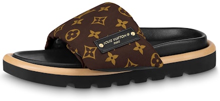 (Women) Louis Vuitton Flat Sandals 'Brown' 1AAEBW (Women) Louis Vuitton Flat Sandals 'Brown' 1AAEBW