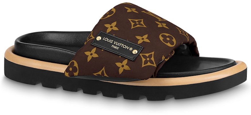 (Women) Louis Vuitton Flat Sandals 'Brown' 1AAEBW Order (Women) Louis Vuitton Flat Sandals 'Brown' 1AAEBW