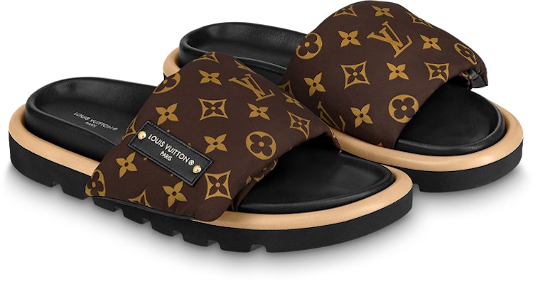 (Women) Louis Vuitton Flat Sandals 'Brown' 1AAEBW Shop (Women) Louis Vuitton Flat Sandals 'Brown' 1AAEBW