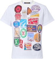 (Women) LOUIS VUITTON Flight Mode SS24 Logo Patch Crewneck White Tee Womens. 1AFMNQ (Women) LOUIS VUITTON Flight Mode SS24 Logo Patch Crewneck White Tee Womens. 1AFMNQ