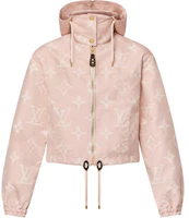 (Women) Louis Vuitton Flight Mode SS24 Pink Logo Hoodie Jacket 1AFME4 (Women) Louis Vuitton Flight Mode SS24 Pink Logo Hoodie Jacket 1AFME4