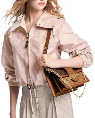 (W) 루이비통 플라이트 모드 SS24 핑크 로고 후디 재킷 1AFME4 Purchase (W) 루이비통 플라이트 모드 SS24 핑크 로고 후디 재킷 1AFME4