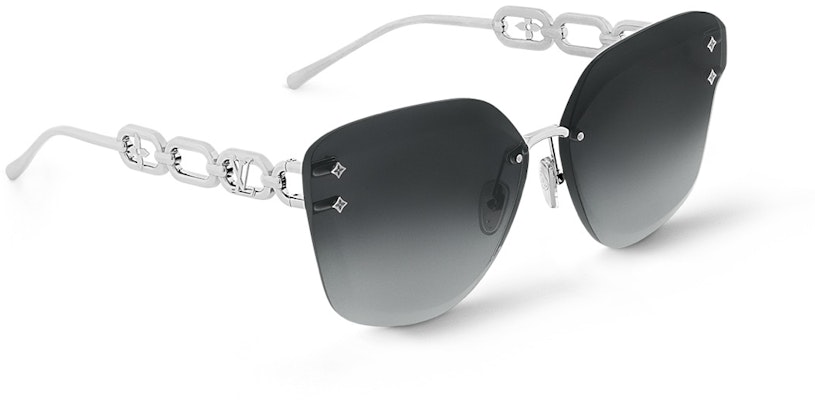 (W) ルイ・ヴィトン フローラルアクセント不規則メタルサングラス レディース シルバー Z2142U Shop (W) ルイ・ヴィトン フローラルアクセント不規則メタルサングラス レディース シルバー Z2142U