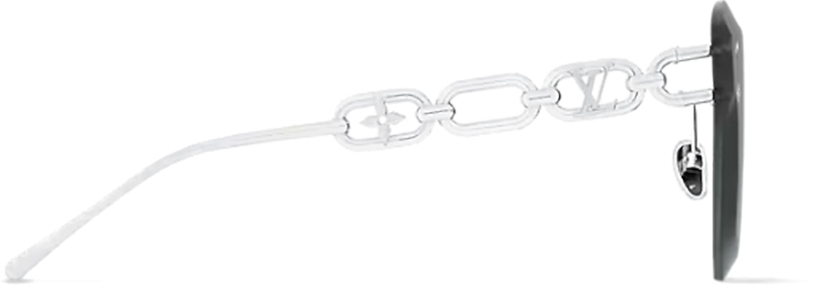 (W) ルイ・ヴィトン フローラルアクセント不規則メタルサングラス レディース シルバー Z2142U Purchase (W) ルイ・ヴィトン フローラルアクセント不規則メタルサングラス レディース シルバー Z2142U