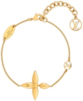 (Women) LOUIS VUITTON Floral Charm Metal Bracelet Gold for Women M00372 (Women) LOUIS VUITTON Floral Charm Metal Bracelet Gold for Women M00372