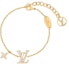Buy (W) Louis Vuitton Gelang Emas Wanita dengan Motif Bunga Enamel Metalik M1137A