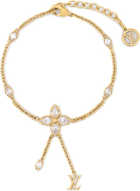 women-louis-vuitton-floral-inlay-dazzling-metal-bracelet-women-gold-m1625-a