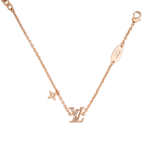 (Women) LOUIS VUITTON Floral Monogram Metal Bracelet Women - Rose Gold. M0942A 圖 3