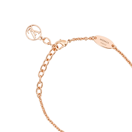 (Women) LOUIS VUITTON Floral Monogram Metal Bracelet Women - Rose Gold. M0942A 圖 5