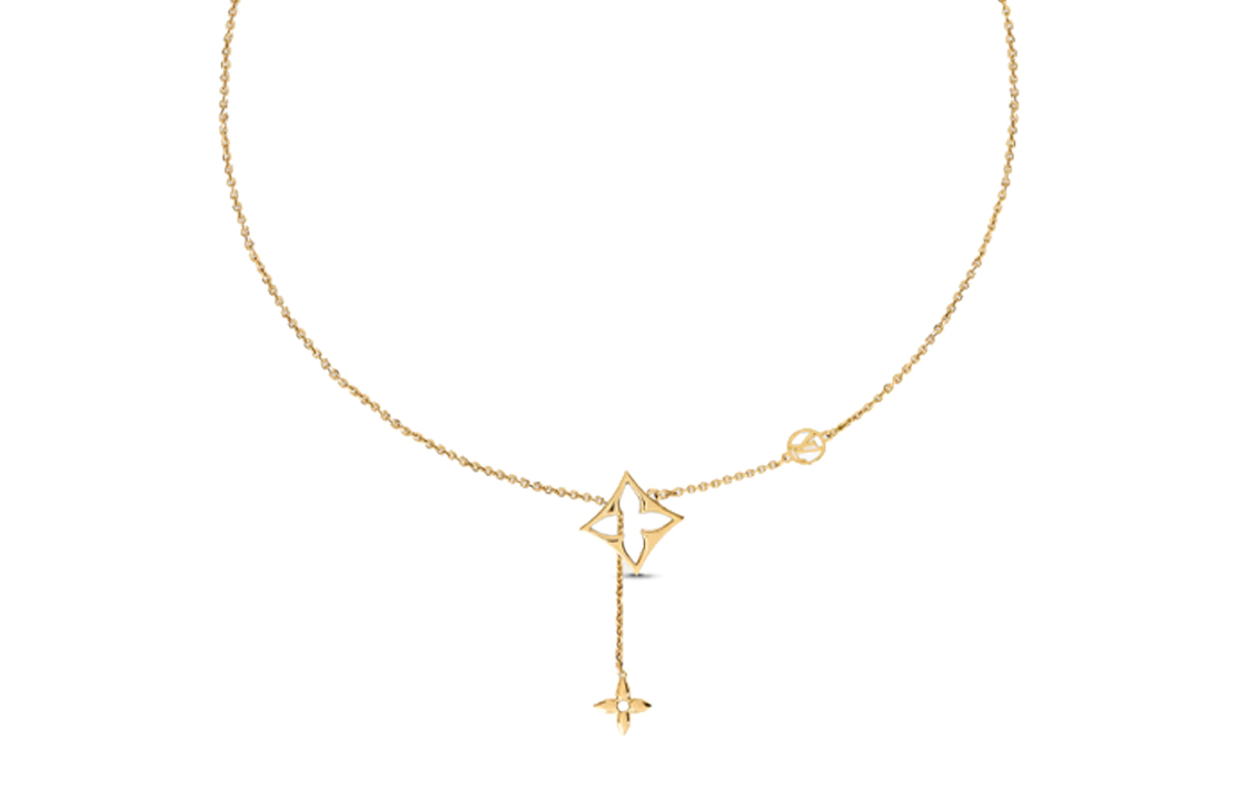 (Women) Louis Vuitton Floral Pattern Gold Necklace for Women - Gold Color. M01234 圖 2