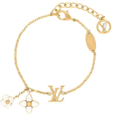 (W) 루이비통 여성용 플로럴 패턴 메탈 팔찌 골드 M1738A Order (W) 루이비통 여성용 플로럴 패턴 메탈 팔찌 골드 M1738A