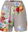 Order (W) 루이비통 플로럴 프린트 파자마 스타일 여성 엘라스틱 웨이스트 쇼츠. 1AALV0