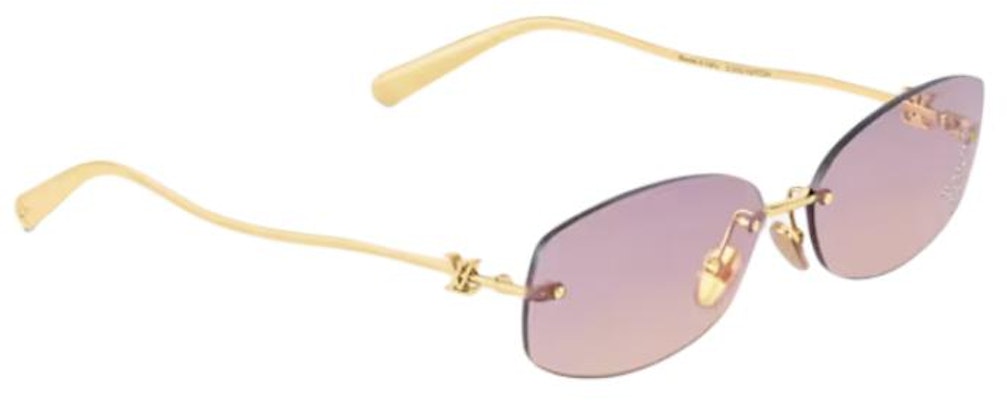 (W) ルイヴィトン フレームレス ロゴ オーバル メタル サングラス ゴールド レディース Z2803U Lookbook (W) ルイヴィトン フレームレス ロゴ オーバル メタル サングラス ゴールド レディース Z2803U